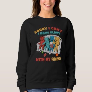 Sudadera Gatos Lo Siento, No Puedo Tener Planes Con Mi Amig