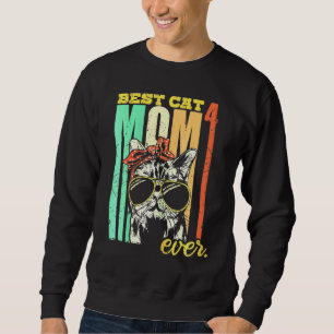 Sudadera Gatos Mamá Mejor Gato Mamá Para Siempre
