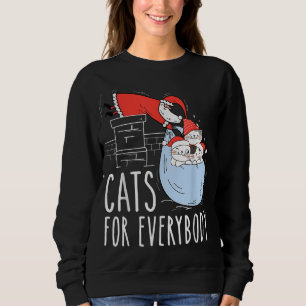 Sudadera Gatos para todos los guapos Navidades Gato Santa H