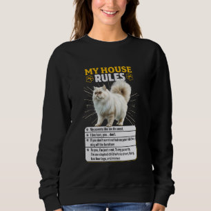 Sudadera Gatos persas de MI CASA REGLA Gatos persas gracios