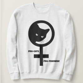 Sudadera Gatos pro feminismo