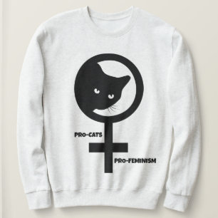 Sudadera Gatos pro feminismo
