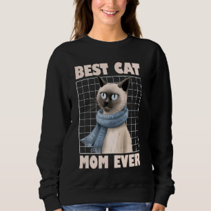 Sudadera Gatos siameses mejor CAT MM jamás propietarios de