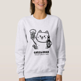 Sudadera Gatos y cerveza 1