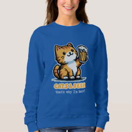Sudadera Gatos y cerveza 2