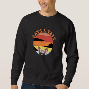 Sudadera Gatos Y Gatos - Gracioso Gato Tattoo Lover Sfinx C
