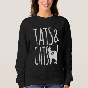 Sudadera Gatos Y Gatos Tatuajes Animales De Gatos Inking
