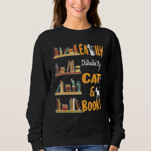 Sudadera Gatos Y Libros Fáciles De Leer Gatos Animales