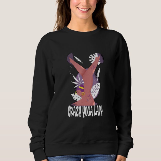 Sudadera Gatos Y Mates De Yoga (Anverso)