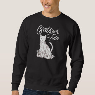 Sudadera Gatos y Tats artista tatuado gato gatito tinta mas