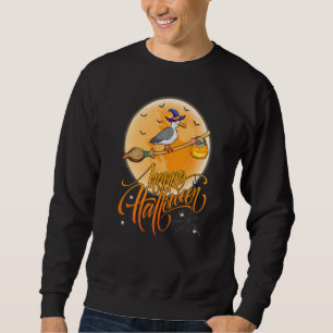 Sudadera Gaviota Pájaro Cabalga Bruja Escopeta Vintage Gavi