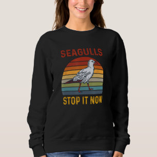 Sudadera Gaviotas De Aves Paran Ahora Funn Retro Vintage