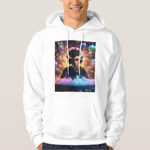 Sudadera "Gaviotas galácticas: Viaje de DJ intergaláctico"