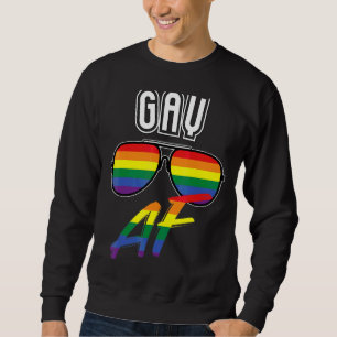 Sudadera Gay Af Mujeres Lgbt Orgullo Igualdad Lesbiana