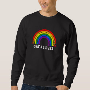 Sudadera Gay as como siempre Rainbow Lgbt Comunidad Orgullo