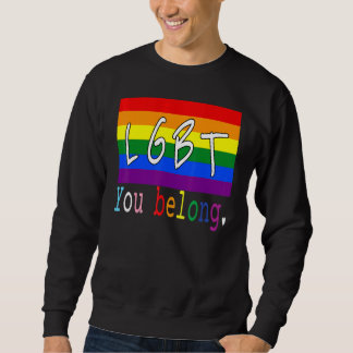 Sudadera Gay Bandera Lgbt Que Pertenece Al Orgullo Mes De A