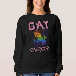 Sudadera Gay Capricornio Rótulo Zodiac Cumpleaños Horoscopi