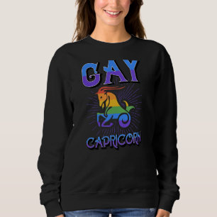 Sudadera Gay Capricornio Rótulo Zodiac Cumpleaños Horoscopi