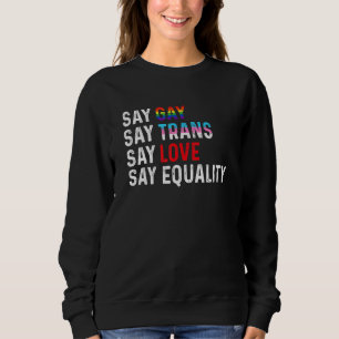 Sudadera Gay de Florida dice Gay dice Trans Stay Orgulloso