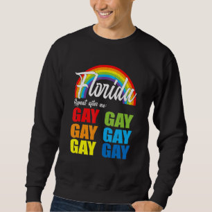 Sudadera Gay de Florida dice Gay dice Trans Stay Orgulloso