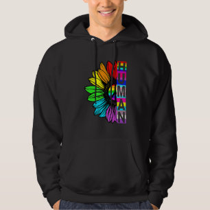 Sudadera Gay de la Bandera Lgbt del Girasol Humano 1