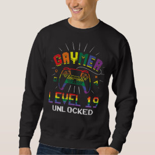 Sudadera Gay Gamer Age 19 Años Orgullo Arcoiris Lgbt Orgull
