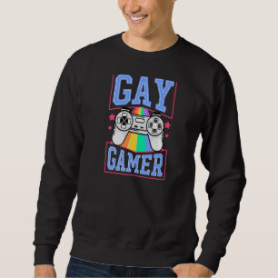 Sudadera Gay Gamer Gaymer Videojuegos Rainbow Lgbtq Orgullo