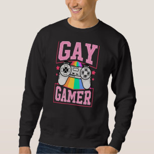 Sudadera Gay Gamer Gaymer Videojuegos Rainbow Lgbtq Orgullo