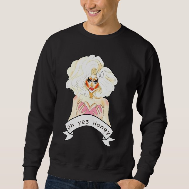 Sudadera Gay Gay Bisexual Bi Trans Lgbtq Drag Queen Oh Ye (Anverso)