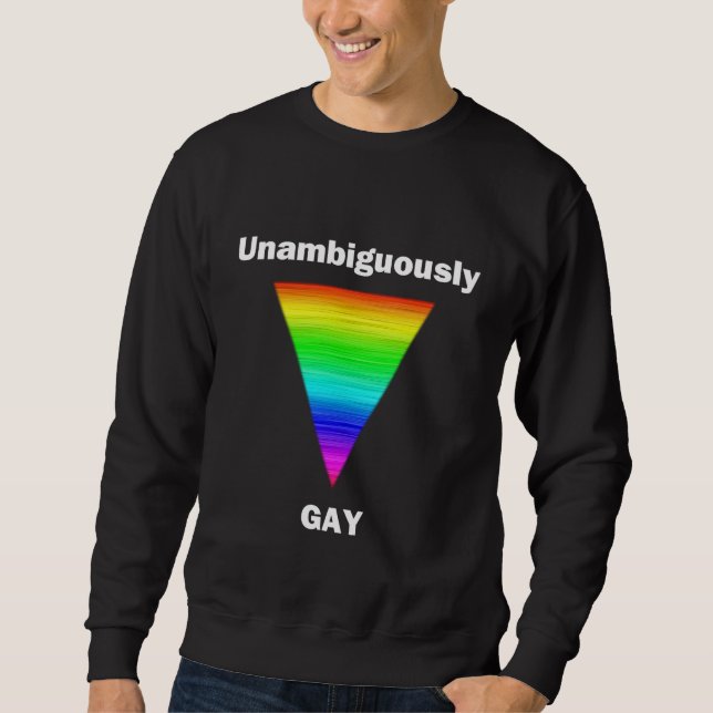 Sudadera Gay inequívoco (Anverso)
