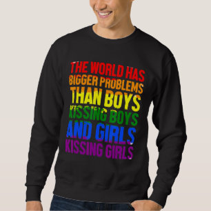 Sudadera Gay Lgbt El Mundo Tiene Mayores Problemas Rainbow 