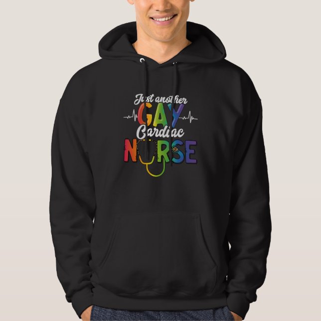 Sudadera Gay Pride Month Medical Support Personnel Gay Card (Anverso)