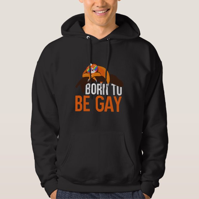 Sudadera Gay Sloth Lgbt Pride Studios (Anverso)
