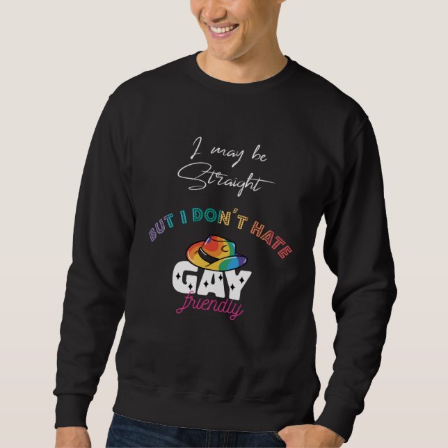 Sudadera GAY Straigt LGBTQ self confidence Gay´s Trans Quee (Anverso)