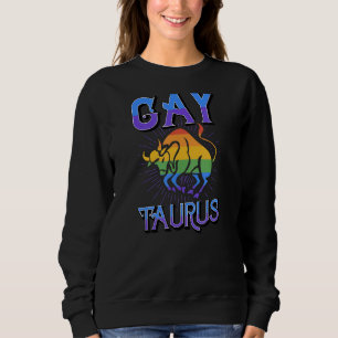Sudadera Gay Taurus Zodiac Rótulo Cumpleaños Horoscopio Con