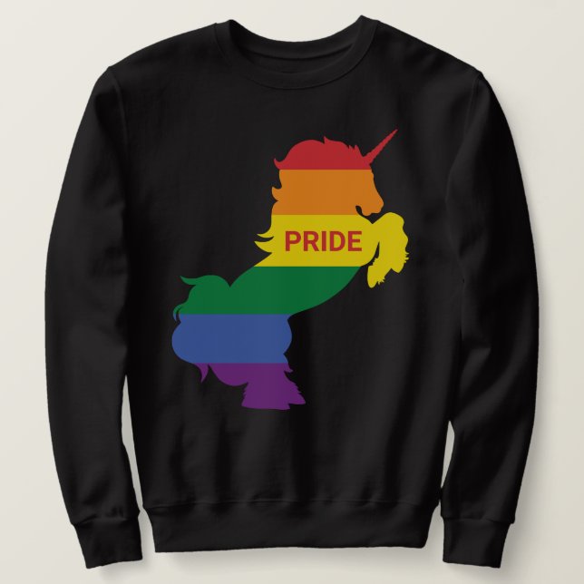 Sudadera Gay Unicorn (Anverso del diseño)