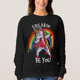 Sudadera Gay Unicornio seas tú gay orgullo arcoiris Lgbtq L