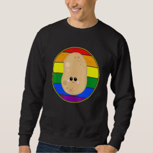 Sudadera Gay Vegetable Cute Potato Lgbtq Studs Rainbo