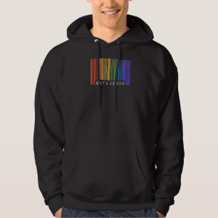 Sudadera Gay Y Vegan Barcode Tendencia Del Orgullo Gay Arco