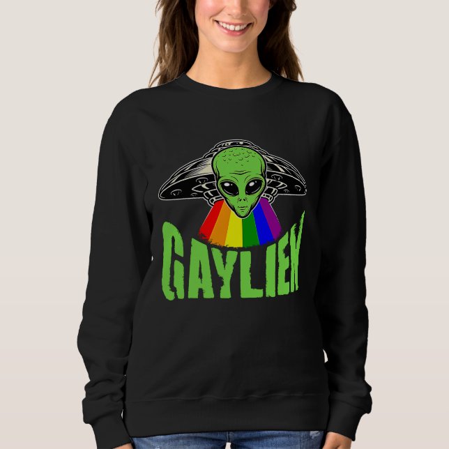 Sudadera Gaylien Gay Bear  Pride For Men Women Cute Lgbtq   (Anverso)