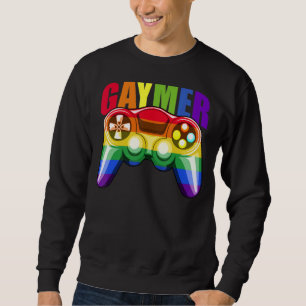 Sudadera Gaymer Gamer Orgullo Gay Lgbt Banda Arcoiris Video