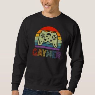 Sudadera Gaymer Gay Pride Gamer Gaming Lgbtq Bandera Arcoir