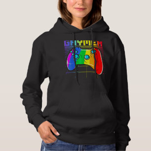 Sudadera Gaymer Lgbt Orgullo Gay 800 Gamer Control Arcoiris