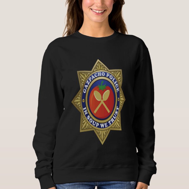 Sudadera Gazpacho Police Badge Greene Pelosi (Anverso)