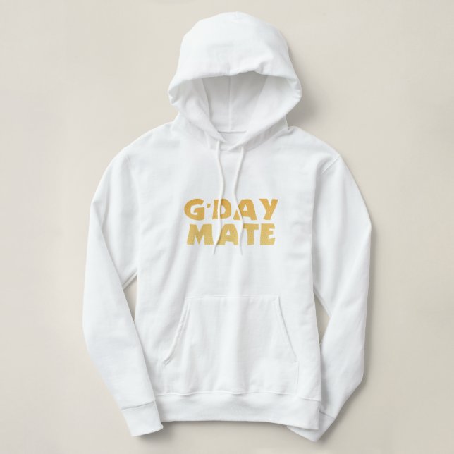 Sudadera G'Day Mate (Diseño del anverso)