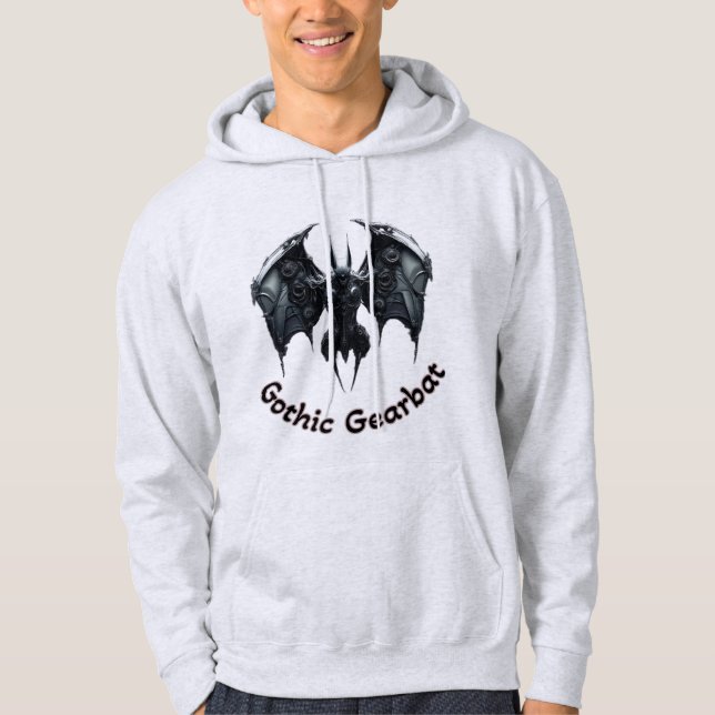 Sudadera Gearbat gótico (Anverso)