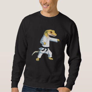 Sudadera Gecko Crestado Reptil Karate Premium