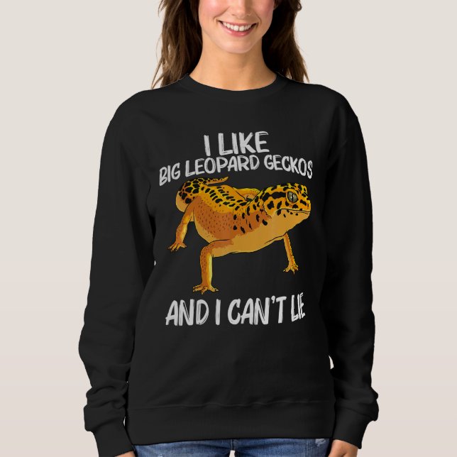 Sudadera Gecko Leopardo De Guay Para Hombres Pantera Gecko  (Anverso)