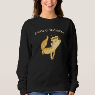 Sudadera Gecko Queen Gekko Iguana Chameleon Lizard