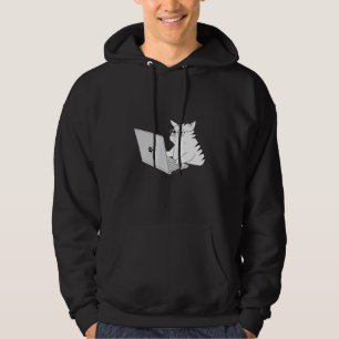 Sudadera Geek Cat Trabajando Desde Casa